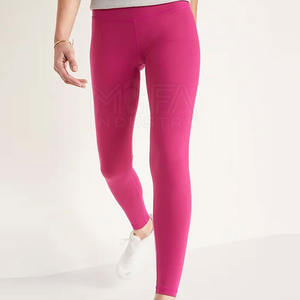 Leggings de yoga transpirables y elegantes para mujer, pantalones de gimnasio de cintura alta con cintura elástica, patrón sólido, nuevo diseño - Product Image 2