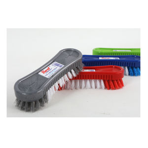 Cepillos de Limpieza de Plástico PET Duraderos en Azul, Verde, Rojo y Gris para Fregar en Cocina y Baño - Product Image 1