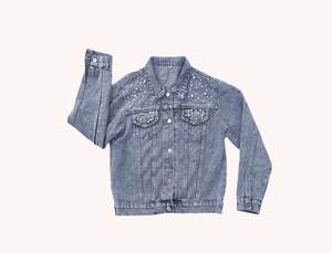 Allover สไตล์ด้อยสไตล์อเมริกันกรดล้างแจ็คเก็ตยีนส์กางเกงยีนส์, streetwear แจ็คเก็ตยีนส์ขายร้อนซักผ้าแจ็คเก็ตเครื่องบินทิ้งระเบิด - Product Image 6