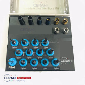 Cerahi Industries Stainless Steel Osseodensification Bur Drill <b>Kit</b> with Stoppers-CE Certified Class I <b>Electric</b> Dental Instrument - Product Image 2