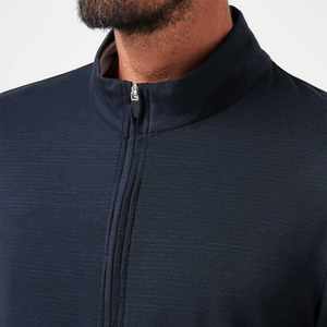 เสื้อออกกำลังกายแขนยาวผู้ชาย แห้งเร็ว ซิป ¼  แบบครอป ทรงเข้ารูป สำหรับโยคะ - Product Image 5