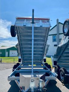 Remolque volquete en stock 7x12 6x12 7x14 Producto de alta demanda para tractor agrícola Compre un nuevo remolque volquete Remolque volquete fácilmente disponible. - Product Image 4