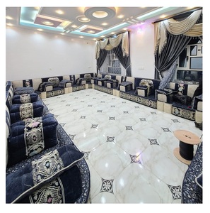 Canapé de style Majlis arabe, design classique, ensemble élégant pour salon, sièges d'angle luxueux, design gain de place - Product Image 1