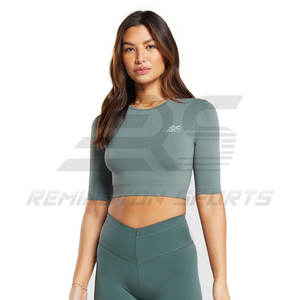 Top corto hecho de alta calidad para mujer, Top corto para uso en exteriores, Top corto para mujer, Top corto para mujer más vendido - Product Image 1