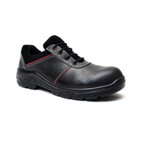 Chaussures de sécurité en cuir véritable poli pour hommes à usage industriel avec toutes les caractéristiques de sécurité nécessaires pour une utilisation en usine