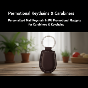Personalized Mali <b>Keychain</b> in PU Promotional Gadgets for Carabiners & Keychains - Product Image 3