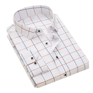 Camisas de algodão para trabalho masculinas, camisas para trabalho personalizadas de algodão, manga longa, série oxford, formal, camisa para escritório