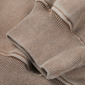 Sudaderas con capucha de alta calidad lavadas de invierno personalizadas ropa deportiva pulóver sudadera para hombres - Product Image 3