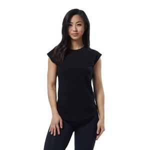 Cómoda Camiseta de algodón suave con cuello redondo para mujer, camiseta ligera personalizada en blanco, moda para exteriores, informal, elegante, uso diario - Product Image 1