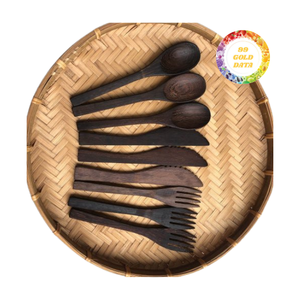 Juego de herramientas de cocina de madera personalizado, vajilla flexible apta para lavavajillas reutilizable, ecológica y apta para uso diario doméstico, exportación internacional - Product Image 4