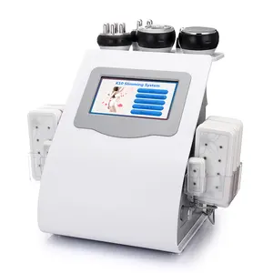 Best Body Sculpting Machine 6 IN 1 Cavi 40k RF Radio Frequency Vacuum Cellulite Removal 650nm Pads Weight Loss Machine