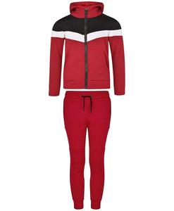 ชุดวอร์มสำหรับเด็กชุดออกกำลังกายแบบออกแบบได้ตามต้องการชุดออกกำลังกายฟิตเนสแบบเรียบระบายอากาศได้ดีไซส์ใหญ่พิเศษ - Product Image 1