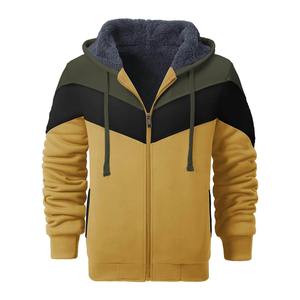Wholesale <b>Fleece</b> Men's <b>Hoodie</b> 2026 Street Style Hip Hop Winter Season Fresh Arrival OEM Sherpa <b>Fleece</b> lining Men's <b>Hoodie</b> - Product Image 1