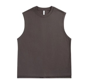 Designer Premium Quality 100% Cotton Combed High Street Oversized <b>Sleeveless</b> T Shirts Plus Size Sports - Product Image 1