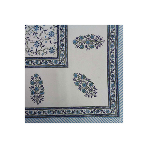 Venta caliente 100% mantel de algodón bloque de mano impreso diseño Jacquard artesanía atemporal mejor precio para mesa de algodón puro - Product Image 3