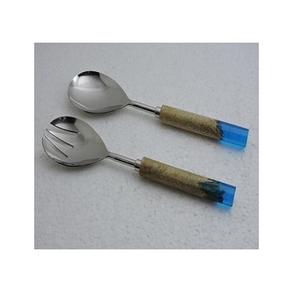 Ensemble de couverts en métal de la meilleure qualité avec poignées en résine ensemble de couverts de couverts de petite taille pour ustensiles de cuisine à vendre - Product Image 5