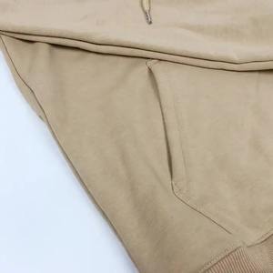 Sudadera con capucha personalizada de alta calidad para hombre, Jersey de algodón de lujo, sombrero de seda con forro de satén, decoración de logotipo de manga larga a través de impresión de hojaldre - Product Image 6