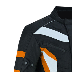 A prueba de viento transpirable poliéster/nailon chaqueta de carreras de motos impermeable equipo de trabajo personalizado para hombres montar en invierno - Product Image 3