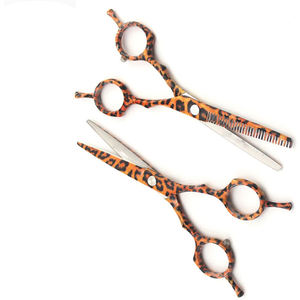 Ciseaux de coupe de cheveux en acier inoxydable japonais professionnels fournitures de Salon de beauté pour l'amincissement des cheveux - Product Image 5