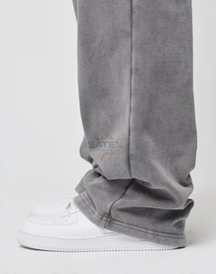 Pantalones Deportivos Unisex de Algodón Lavado, Corte Holgado, Estilo Urbano, Personalizables al por Mayor - Product Image 5