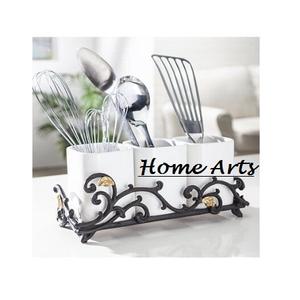 Iron <b>Black</b> Color <b>Cutlery</b> Holder With Premium Quality Customized Size <b>Cutlery</b> Holder At Affordable Price - Product Image 5