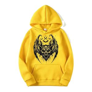 Sweats à capuche pour hommes de haute qualité, délavés à l'acide, effet usé, tissu tissé lourd, imprimé à l'écran, teinture unie - Product Image 1