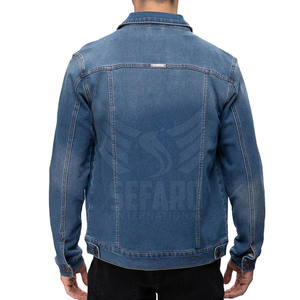 Vêtements de mode Meilleure vente Veste en jean robuste pour hommes Veste d'hiver en jean coupe-vent durable - Product Image 3