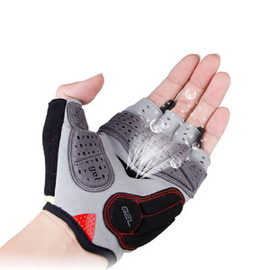 Gants de cyclisme unisexes, nouveau design, néoprène/cuir, tissu en maille coupe-vent, poignées antidérapantes, séchage rapide, grande taille, faible MOQ pour - Product Image 5