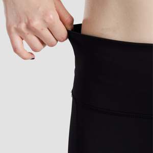 Pantalon de sport et décontracté Core Comfort pour femme, taille XL, noir, sans couture, extensible, en tricot, avec logo à la taille, pour la gym et le yoga - Product Image 5
