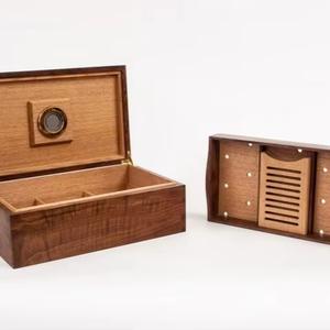 STROGE CONTRENERS Islamic Crescent Mosque Gifts Sadaquah Box Ramadan Wooden Cash Box Eid Mubarak <b>Money</b> Box With <b>Counter</b> - Product Image 1