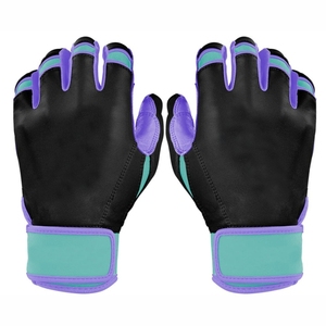 Gants de frappeur de baseball 100% en cuir PU véritable Logo personnalisé Dernière conception à prix raisonnable - Product Image 1