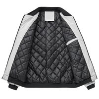 Blouson aviateur classique pour hommes mode Streetwear vêtements d'extérieur légers manteau décontracté zippé avec poignets et ourlet côtelés