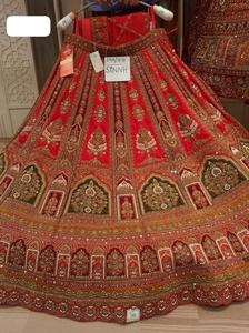 Superbe Georgette brodée Lehenga Choli pour les femmes pour les événements culturels Engagements Grands mariages Fêtes - Product Image 3
