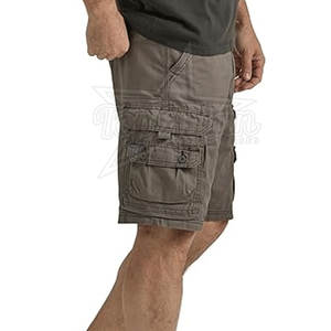 Pantalones cortos cargo personalizados OEM para hombre, 100% algodón, informales, con múltiples bolsillos, para exteriores, senderismo, ropa de trabajo, cintura media, secado rápido, patrón sólido - Product Image 2