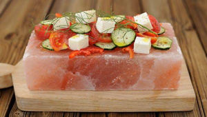 Vente chaude naturel sel rose de l'Himalaya carré dalle de cuisson meilleur prix dalles de cuisson - Product Image 2