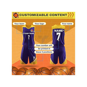 Maillot de basket-ball personnalisé pour adultes, garçons, hommes, uniforme personnalisé, équipe sportive, entraînement, vêtements de jeu, antibactérien, 100% polyester, personnalisé - Product Image 4