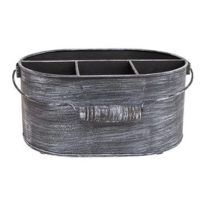 Wholesale Handmade Oval Shape Metal Utensil Holder Designer Caddy Utensil Holder Kitchen Ware Table Decorative - Product Image 2
