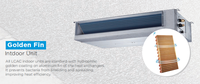Meilleur prix pour climatiseur central à compresseur rotatif à inversion AC DC à conduits fins en gros