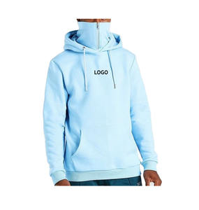 เสื้อฮู้ดดี้ผู้ชายทรงโอเวอร์ไซส์ ปักลายแบบดิสเทรส ซิปหน้า ดีไซน์โลโก้ตามสั่ง ผ้าฝ้าย 100% น้ำหนัก 240 กรัม ซับในกันน้ำ เป็นมิตรกับสิ่งแวดล้อม เหมาะสำหรับฤดูหนาว - Product Image 6