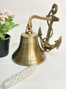 Campana de barco de latón náutico antiguo Característica ecológica - Product Image 5