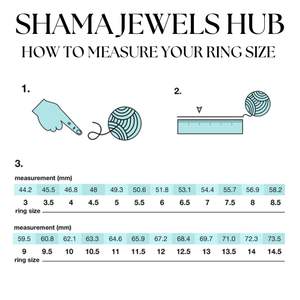 SHAMA JEWELS HUB 1.50cts Conjunto de anillo de compromiso de ágata de musgo redondo Anillo de piedras preciosas de estilo vintage clásico para boda y fiesta - Product Image 4