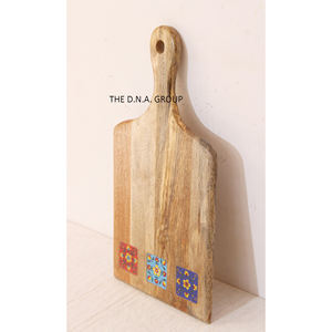 เขียงไม้สำหรับสับทำจากไม้สไตล์อินเดียเขียงไม้สำหรับใช้ในครัว - Product Image 2