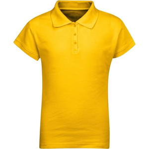 Camisetas Polo de Manga Corta para Niñas, Algodón Orgánico Premium, Cuello Polo, Ropa Casual para Mujeres y Niños - Product Image 1
