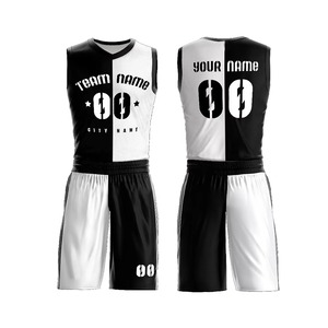 Ensemble d'uniformes de basket-ball respirants personnalisés populaires bon marché maillot de basket-ball pour hommes uniforme de basket-ball de haute qualité - Product Image 1