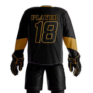 Uniforme de Hockey sobre Hielo con Logotipo Personalizado de Primera Calidad, 100% Poliéster, Diseño Transpirable, Opciones de Color Personalizadas, Conjuntos Deportivos para Equipos - Product Image 5