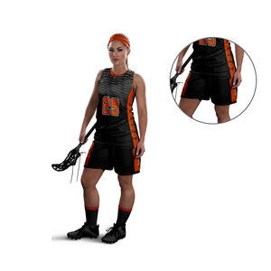 2023 nouveauté maillot de crosse réversible meilleur matériel imprimé vêtements de sport prix de gros uniforme de crosse - Product Image 3