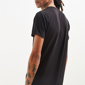 Camiseta Informal de Manga Corta con Cuello Redondo y Corte Regular para Hombre, Camiseta Premium Lisa - Product Image 3