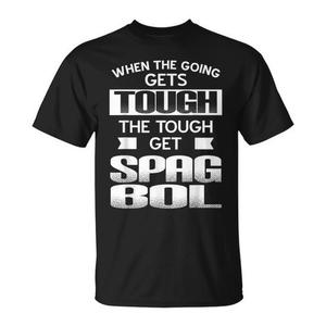 T-Shirt Unisex Spag Bol a Maniche Corte con Collo Rotondo e Stampa Serigrafica, Maglietta Promozionale per Adulti - Product Image 1