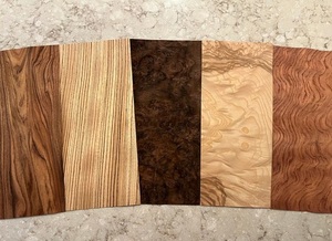 แผ่นไม้วีเนียร์ไม้ธรรมชาติย้อมสีสำหรับแผ่นไม้อัดสีสำหรับงานสถาปัตยกรรม - Product Image 5