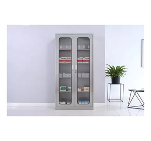 خزانة أدوات طبية قابلة للغلق من الفولاذ المقاوم للصدأ وهي جزء من أثاث المستشفيات - Product Image 3